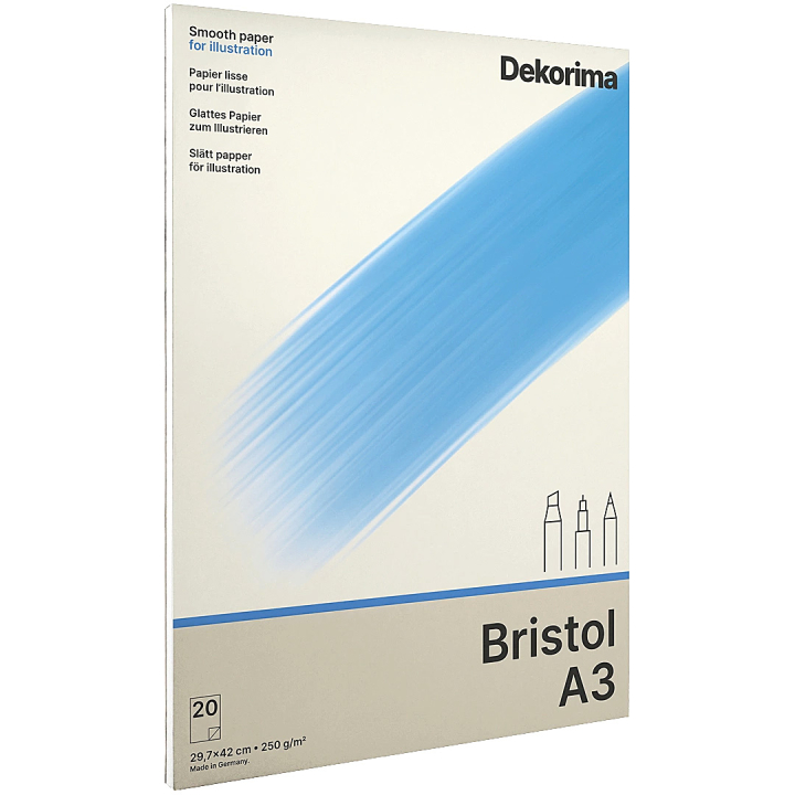 Bristol Paper A3 in der Gruppe Papier & Blöcke / Künstlerblöcke / Zeichen- und Skizzenblöcke bei Pen Store (135670)