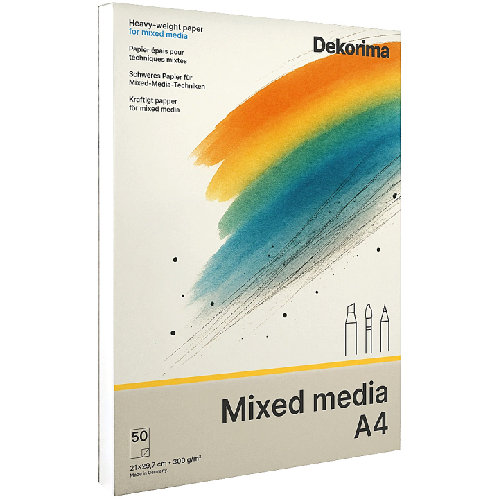 Mixed Media Pad A4 in der Gruppe Papier & Blöcke / Künstlerblöcke / Mischtechnikblock bei Pen Store (135676)