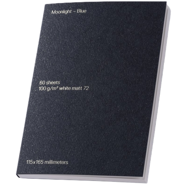 Notepad - Moonlight Blue in der Gruppe Papier & Blöcke / Schreiben und Notizen / Notizbücher bei Pen Store (135781)