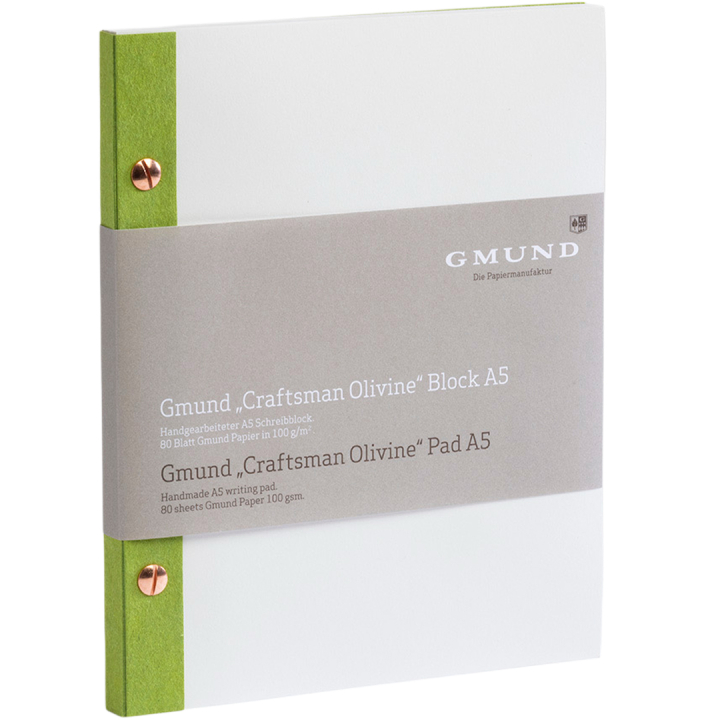 Craftsman Skizzenbuch A5 - Olivine in der Gruppe Papier & Blöcke / Künstlerblöcke / Skizzenbücher bei Pen Store (135791)