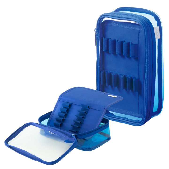 Federmäppchen Transparent Blau in der Gruppe Stifte / Schreibwaren / Schreibetuis und weitere Etuis bei Pen Store (135797)