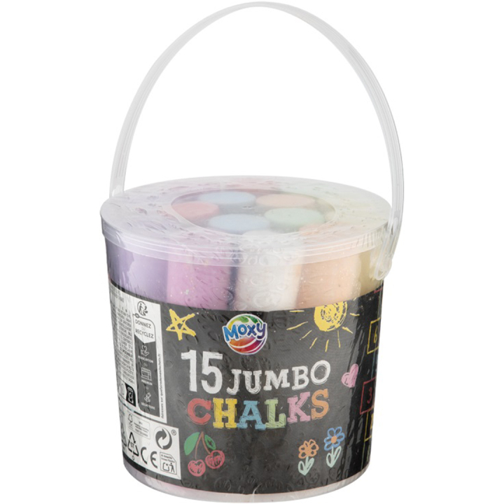 Straßenkreiden Jumbo 15er-Pack in der Gruppe Kids / Feiertage / Saison für Kinder / Draußenspiele / Straßenkreide bei Pen Store (135852)