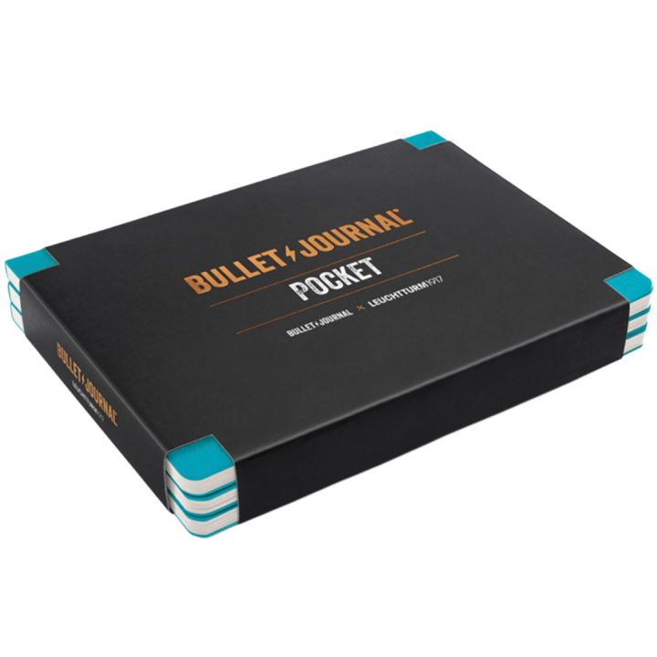 Bullet Journal Pocket 3er-Pack Turquoise25 in der Gruppe Papier & Blöcke / Schreiben und Notizen / Notizblock und Notizhefte bei Pen Store (136020)