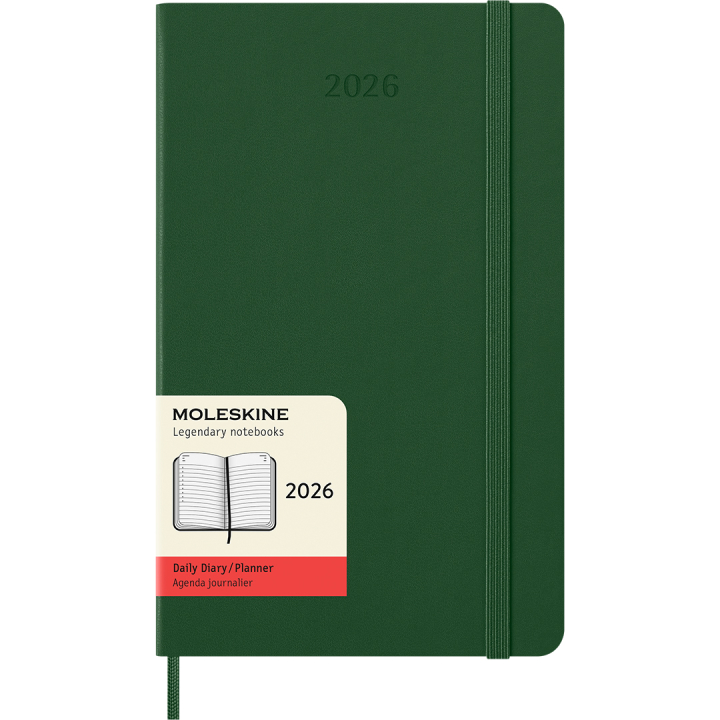Kalender 12M Daily 2026 Hardcover Large Myrtle Green in der Gruppe Papier & Blöcke / Kalender und Terminkalender / 12 Monate Tageskalender bei Pen Store (136083)
