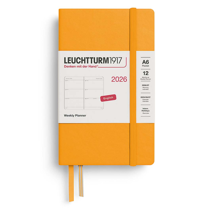 Kalender Weekly Planner 2026 A6 Rising Sun in der Gruppe Papier & Blöcke / Kalender und Terminkalender / 12 Monate Tageskalender bei Pen Store (136262)
