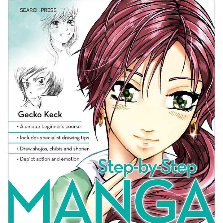 Step-by-Step Manga in der Gruppe Basteln & Hobby / Bücher / Inspirationsbücher bei Pen Store (136321)