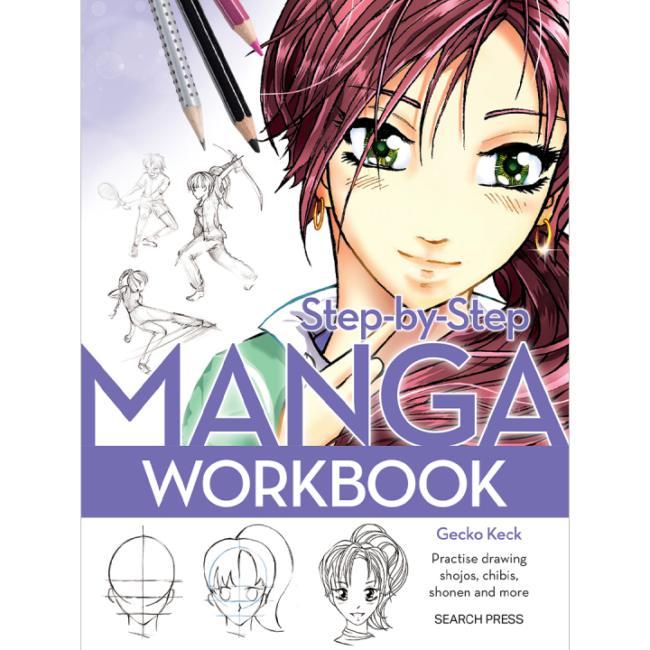 Step-by-Step Manga Workbook in der Gruppe Basteln & Hobby / Bücher / Inspirationsbücher bei Pen Store (136329)