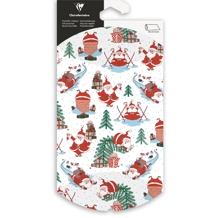 Geschenktasche 16x22cm Santa Claus in der Gruppe Basteln & Hobby / Feiertage und Jahreszeiten / Verpackung bei Pen Store (136359)