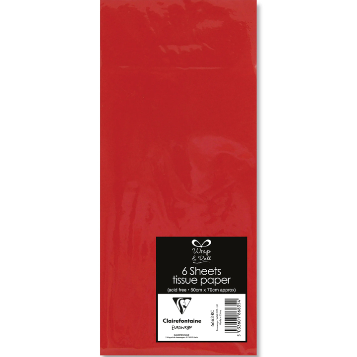 Seidenpapier 50x70 cm 6er-Pack in der Gruppe Basteln & Hobby / Feiertage und Jahreszeiten / Verpackung bei Pen Store (136362_r)