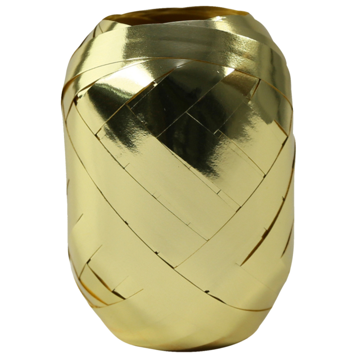 Geschenkbänder Metallic 10m x 7 mm Gold in der Gruppe Basteln & Hobby / Feiertage und Jahreszeiten / Verpackung bei Pen Store (136411)