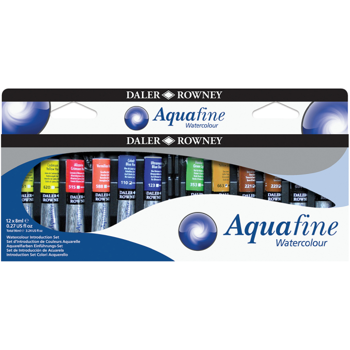 Aquarellfarbe Tube 12x8 ml in der Gruppe Künstlerbedarf / Künstlerfarben / Aquarell / Aquarellfarbe in der Tube bei Pen Store (136417)