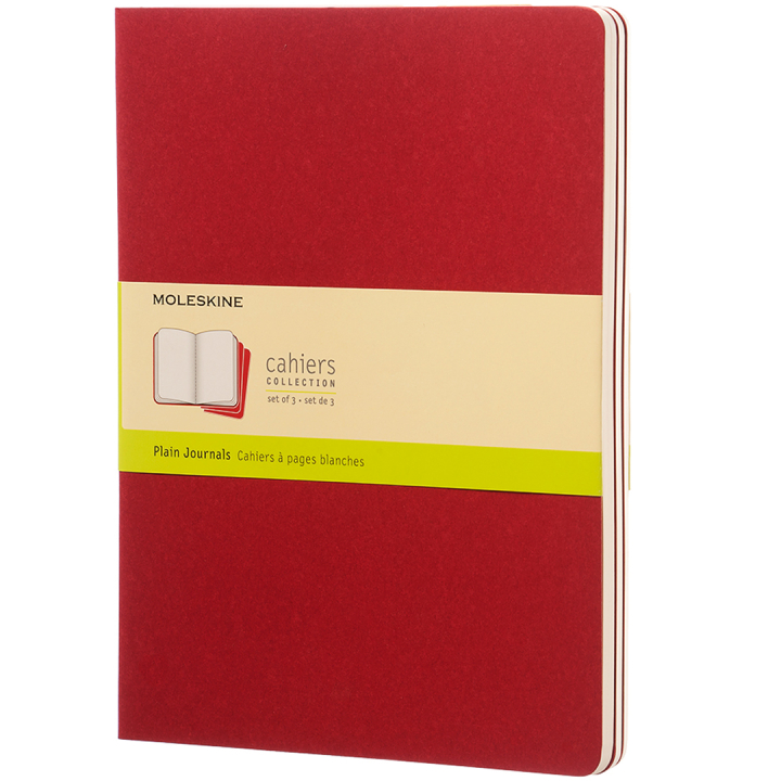 Cahier Notebook XL Red Blanko in der Gruppe Papier & Blöcke / Schreiben und Notizen / Notizbücher bei Pen Store (136813)