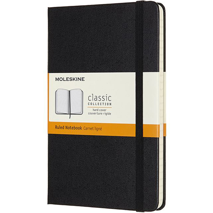 Classic Hard Cover Notebook Medium Black in der Gruppe Papier & Blöcke / Schreiben und Notizen / Notizbücher bei Pen Store (136838_r)