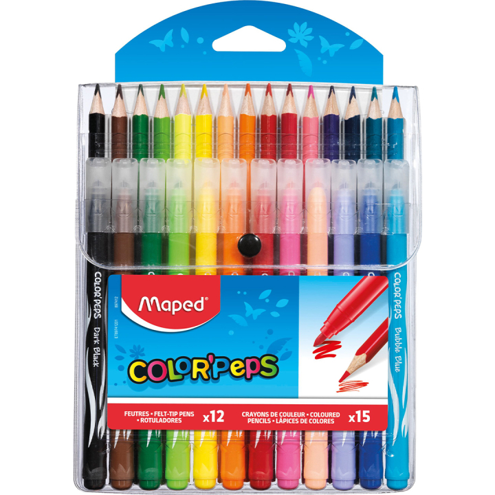 Farbstifte und Filzstifte Color’Peps 27er-Set in der Gruppe Kids / Stifte für Kinder / Buntstifte für Kinder bei Pen Store (136941)