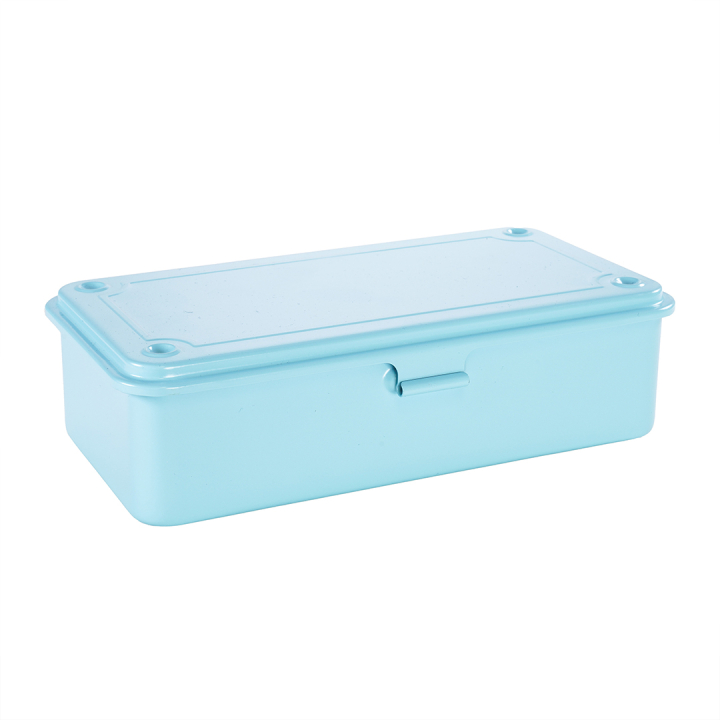 T190 Trunk Shape Toolbox Light Blue in der Gruppe Basteln & Hobby / Organisieren / Aufbewahrungsboxen bei Pen Store (136955)