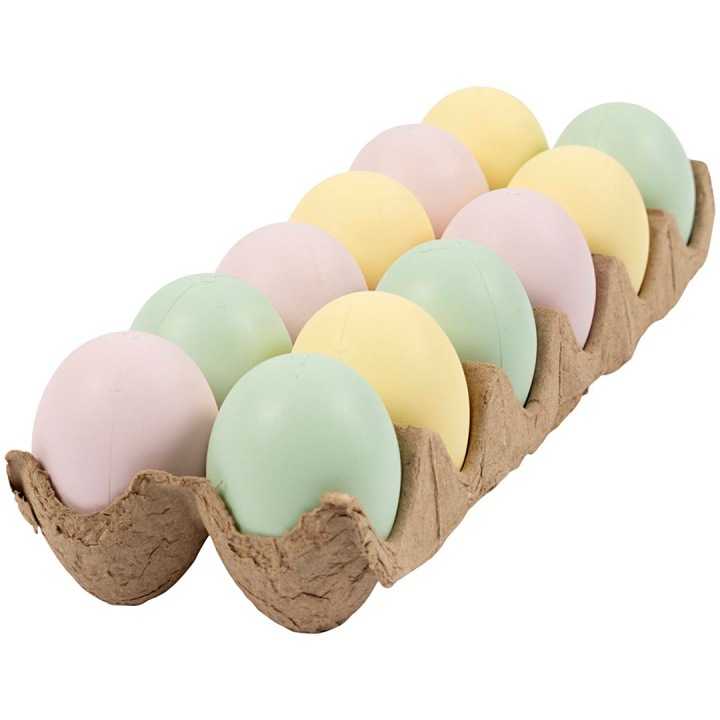 Eier Pastellfarben 12er-Pack in der Gruppe Basteln & Hobby / Feiertage und Jahreszeiten / Basteln zu Ostern bei Pen Store (136969)