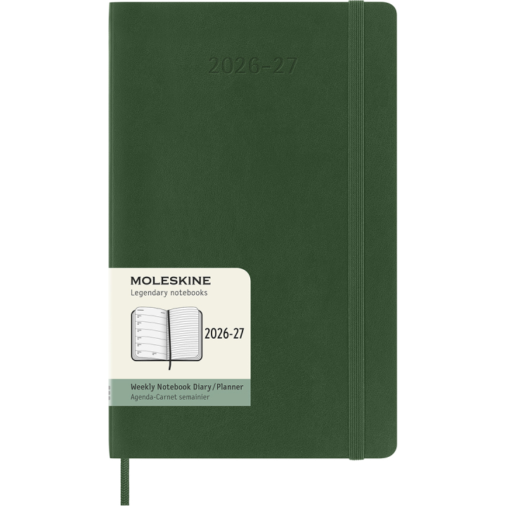 Kalender 18M WeekNote Soft Cover Large Myrtle Green in der Gruppe Papier & Blöcke / Kalender und Terminkalender / 18 Monate Tageskalender bei Pen Store (137023)