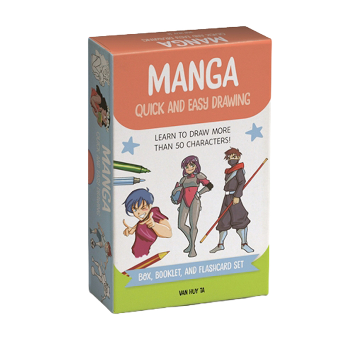 Manga Quick and Easy Drawing Deck in der Gruppe Basteln & Hobby / Bücher / Lehrbücher bei Pen Store (137177)