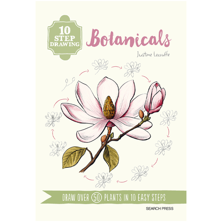 10 Step Drawing: Botanicals in der Gruppe Basteln & Hobby / Bücher / Lehrbücher bei Pen Store (137196)