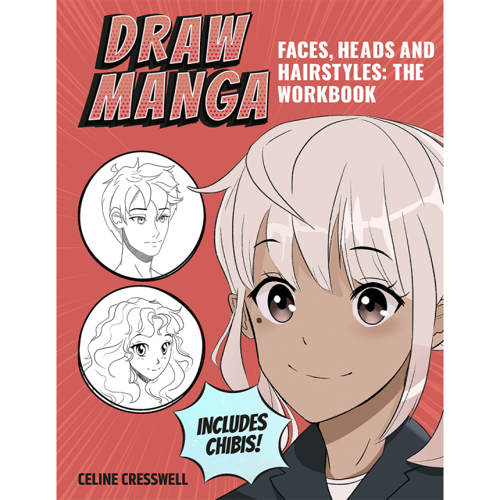 Draw Manga Faces, Heads and Hairstyles in der Gruppe Basteln & Hobby / Bücher / Lehrbücher bei Pen Store (137217)