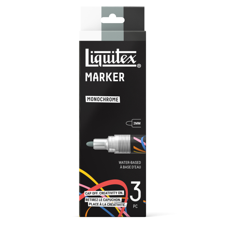 Marker Monochrome 3er-Set in der Gruppe Stifte / Künstlerstifte / Acrylmarker bei Pen Store (137367)