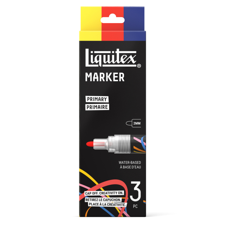 Marker Primary 3er-Set in der Gruppe Stifte / Künstlerstifte / Acrylmarker bei Pen Store (137369)