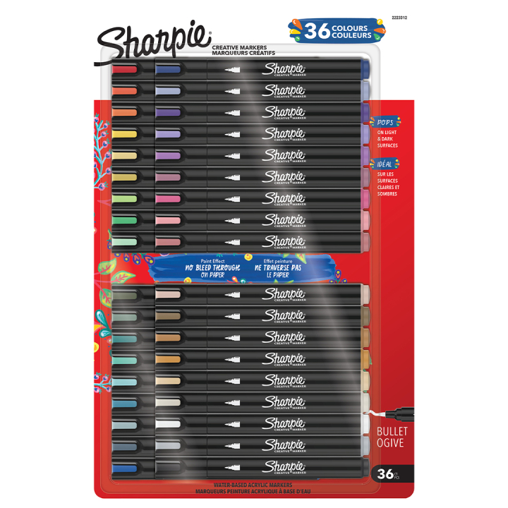 Creative Marker Bullet Tip 36er-Pack in der Gruppe Produktreihen / Sharpie Creative Marker bei Pen Store (137409)