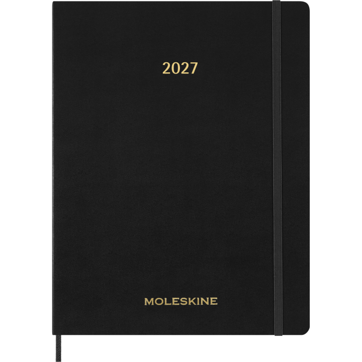 Kalender 12M Weekly Vertical 2027 Essential Softcover XXL Black in der Gruppe Papier & Blöcke / Kalender und Terminkalender / 12 Monate Tageskalender bei Pen Store (137472)