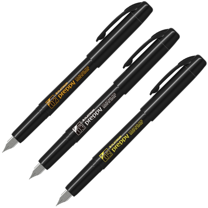 Preppy Black Edition Füllfederhalter in der Gruppe Stifte / Fine Writing / Füllfederhalter bei Pen Store (137474_r)