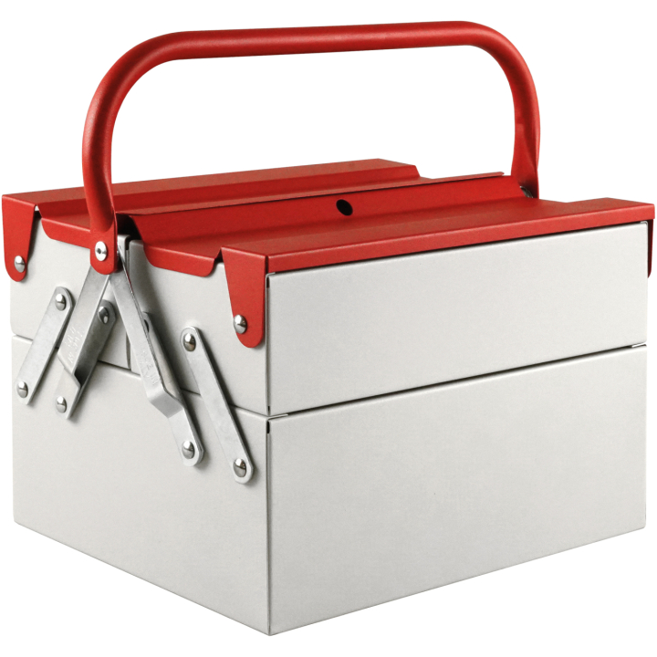 Toolbox Atena Grey/Red in der Gruppe Basteln & Hobby / Organisieren / Aufbewahrungsboxen bei Pen Store (137547)