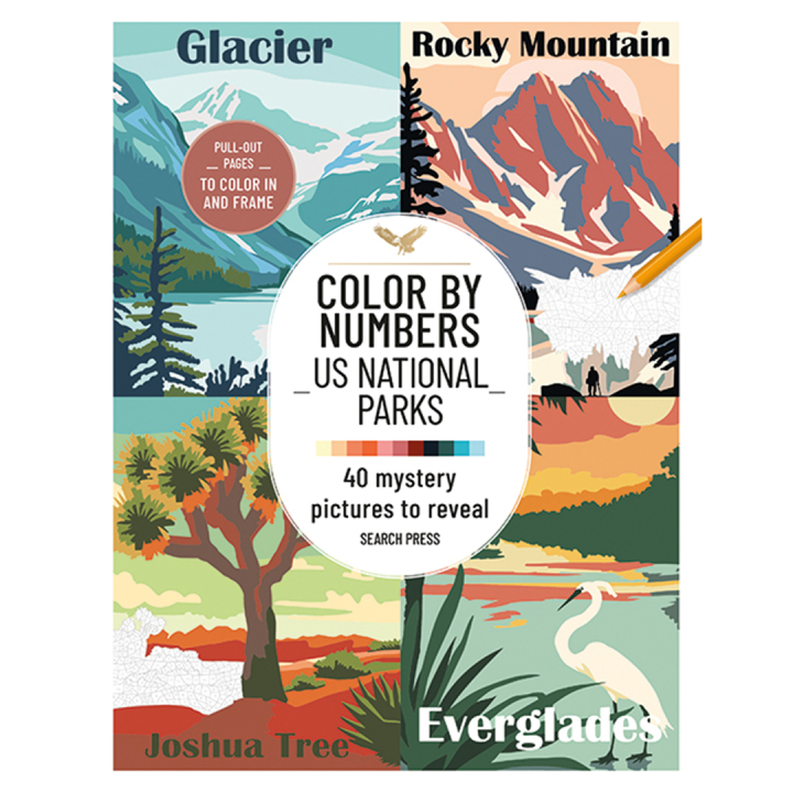 Color by Numbers: US National Parks in der Gruppe Basteln & Hobby / Bücher / Lehrbücher bei Pen Store (137576)