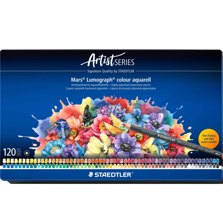 Aquarellstifte Mars Lumograph 120er-Set in der Gruppe Stifte / Künstlerstifte / Aquarellstifte bei Pen Store (137604)