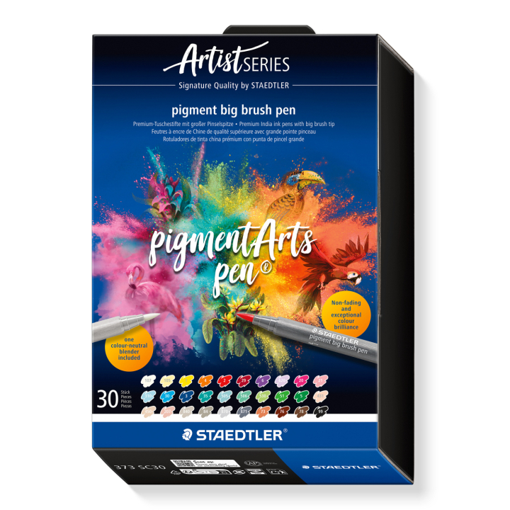 Pigment Arts Big Brush Pen 30-er Set + in der Gruppe Stifte / Künstlerstifte / Pinselstifte bei Pen Store (137632)