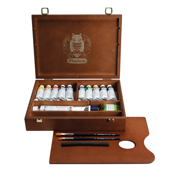 Ölfarbe Norma Blue Holzset in der Gruppe Künstlerbedarf / Künstlerfarben / Ölfarbe bei Pen Store (137788)