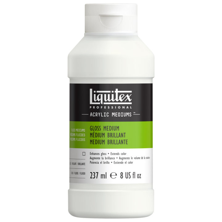 Acrylmedium Gloss Medium 237 ml in der Gruppe Künstlerbedarf / Malmittel und Firnisse / Acryl Malmittel bei Pen Store (137864)
