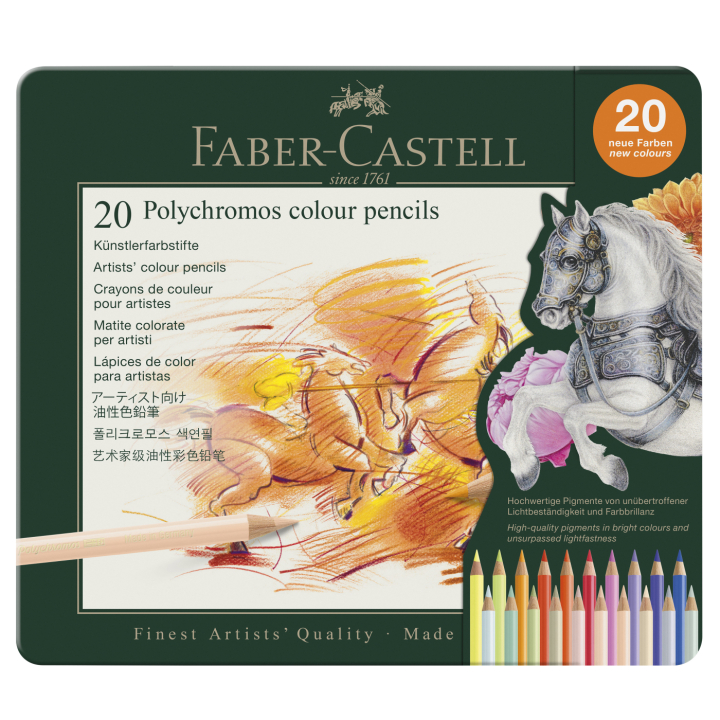 Buntstifte Polychromos 20er-Set in der Gruppe Stifte / Künstlerstifte / Buntstifte bei Pen Store (137960)