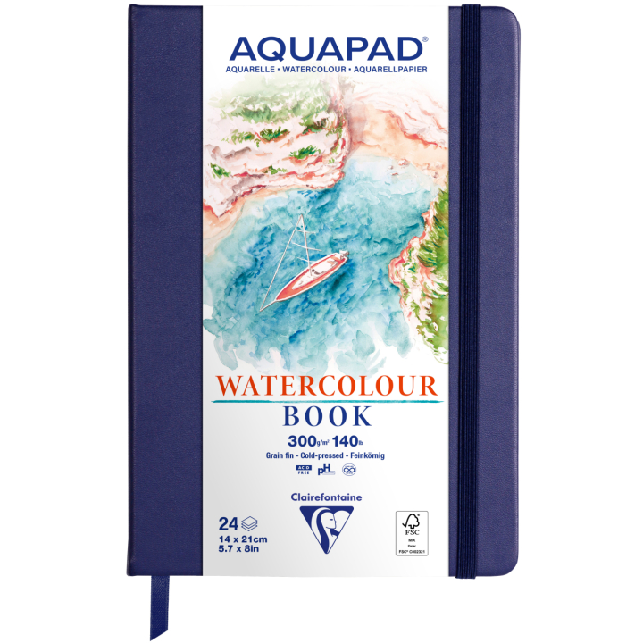 Aquapad Aquarellblock 14x21 cm in der Gruppe Papier & Blöcke / Künstlerblöcke / Aquarellpapier bei Pen Store (137968)