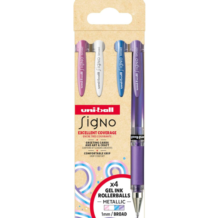 Signo Broad Um-153 Gel 4er-Set No2 in der Gruppe Stifte / Schreiben / Gelschreiber bei Pen Store (137978)