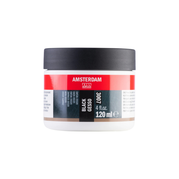 Black gesso 3007 120 ml in der Gruppe Künstlerbedarf / Malmittel und Firnisse / Gesso und Grundierung bei Pen Store (137983)