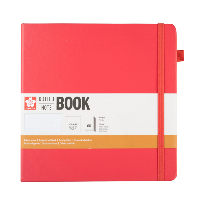Notebook 20x20 cm Hard Cover Plum Blossom Dotted in der Gruppe Papier & Blöcke / Schreiben und Notizen / Notizbücher bei Pen Store (137990)