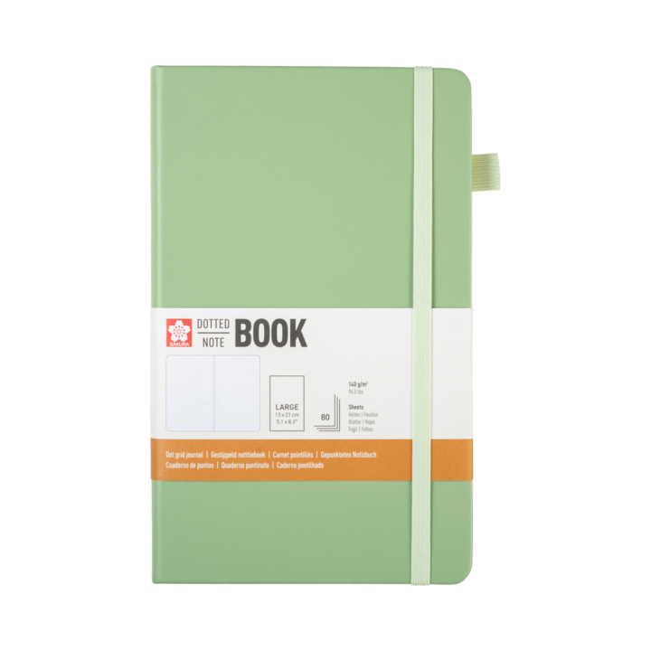 Notebook 13x21 cm Hard Cover Pale Patina Dotted in der Gruppe Papier & Blöcke / Schreiben und Notizen / Notizbücher bei Pen Store (137992)