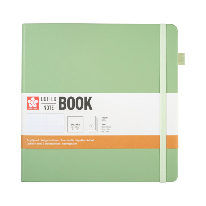 Notebook 20x20 cm Hard Cover Pale Patina Dotted in der Gruppe Papier & Blöcke / Schreiben und Notizen / Notizbücher bei Pen Store (137993)