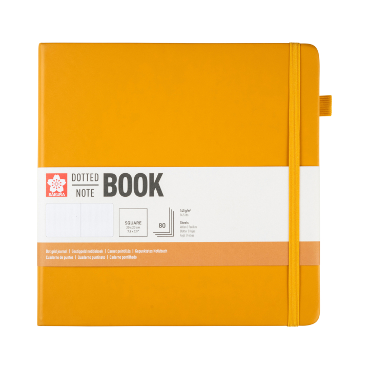 Notebook 20x20 cm Hard Cover Japanese Kerria Dotted in der Gruppe Papier & Blöcke / Schreiben und Notizen / Notizbücher bei Pen Store (137994)