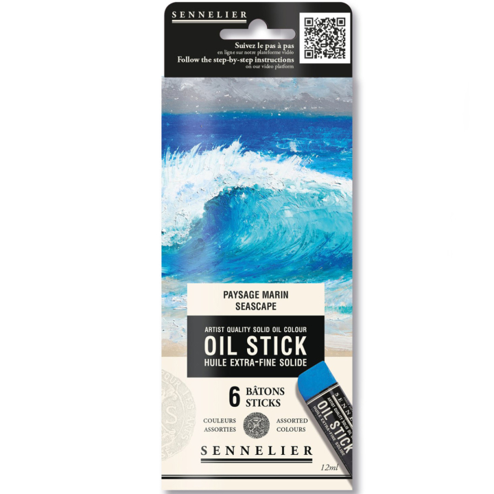 Oil Stick Mini 6er-Set Seascape in der Gruppe Künstlerbedarf / Buntstifte und Bleistifte / Ölkreiden bei Pen Store (138060)