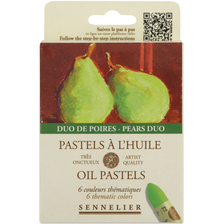 Ölpastell Pears Duo 5 ml 6er-Set in der Gruppe Künstlerbedarf / Künstlerfarben / Pastell / Ölpastell bei Pen Store (138064)