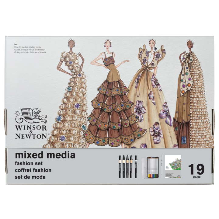 Mixed Media Fashion Set 19-teilig in der Gruppe Stifte / Künstlerstifte / Marker bei Pen Store (138078)