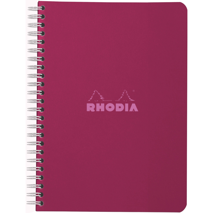 Notebook Spiral Plum A5 Liniert in der Gruppe Papier & Blöcke / Schreiben und Notizen / Notizblock und Notizhefte bei Pen Store (138116)