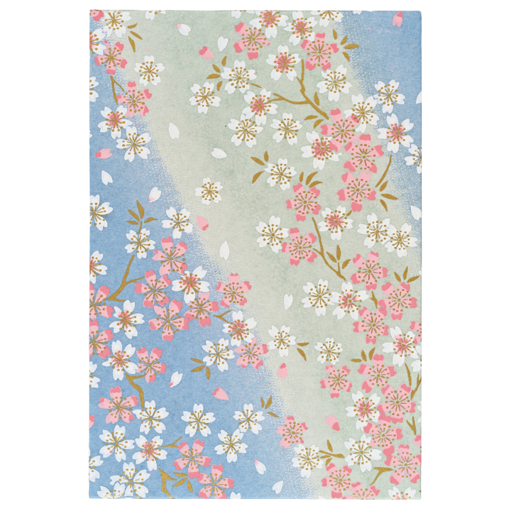 Notebook Goshuincho Blue Flower in der Gruppe Papier & Blöcke / Künstlerblöcke / Skizzenbücher bei Pen Store (138160)