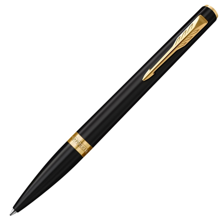 Meridian Matte Black/Gold Kugelschreiber in der Gruppe Stifte / Fine Writing / Kugelschreiber bei Pen Store (138302)