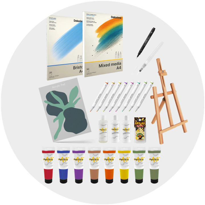 Large Creativity Bundle in der Gruppe Künstlerbedarf / Künstlerset / Malset bei Pen Store (bundle_2)